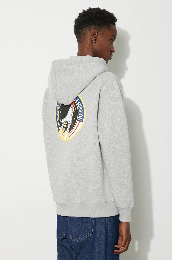 Alpha Industries sweatshirt Space Shuttle Hoody 178317.17 gray AA00