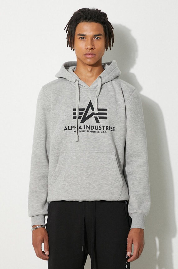 Alpha Industries sweatshirt Basic Hoody other gray 178312.17