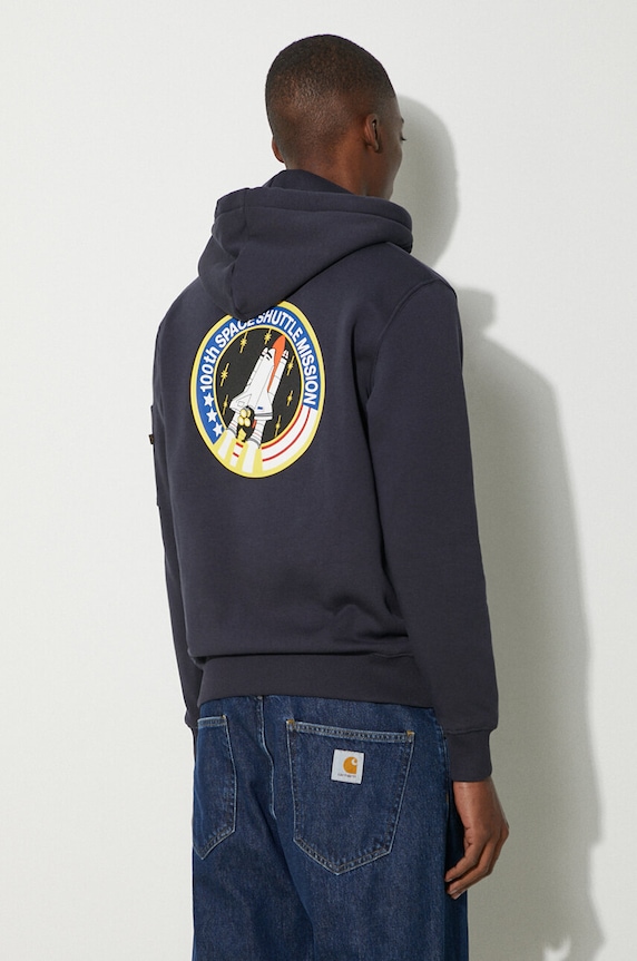 Дрехи Суичър Alpha Industries Space Shuttle Hoody 178317.07 тъмносин