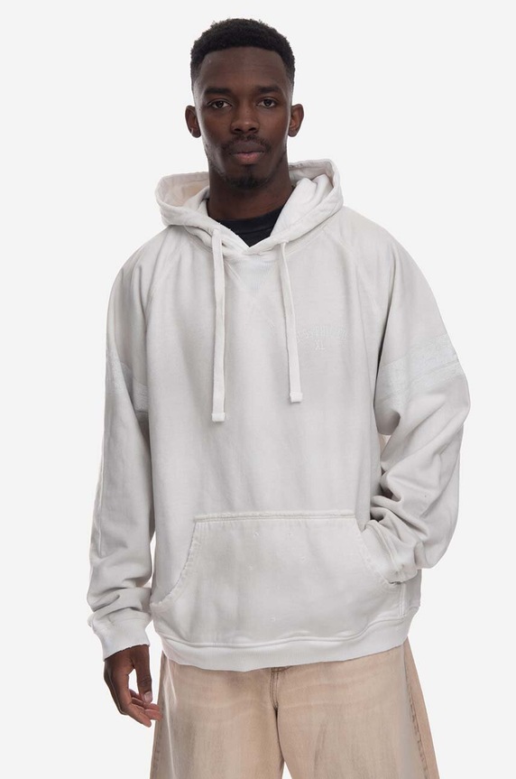Bavlnená mikina Guess Washed Hoodie M2BQ00.KBB40 sivá