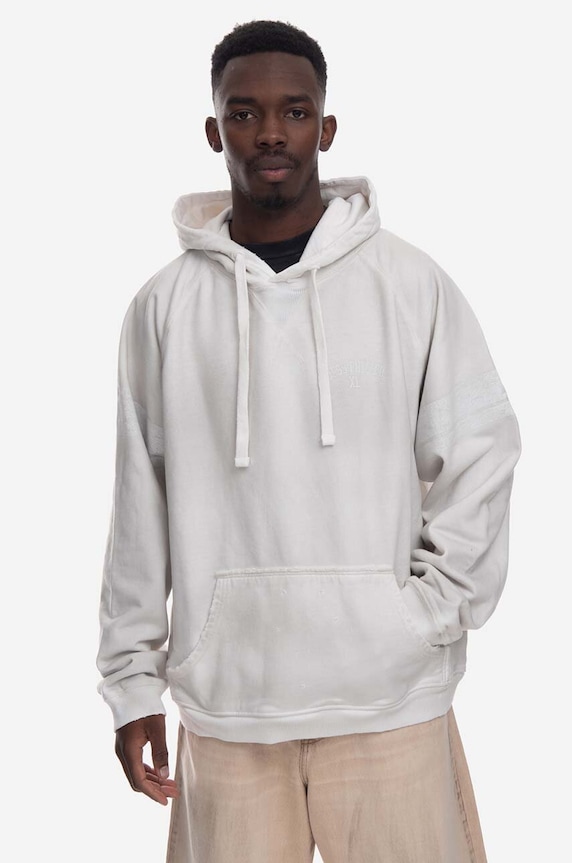 Bavlnená mikina Guess Washed Hoodie M2BQ00.KBB40 sivá