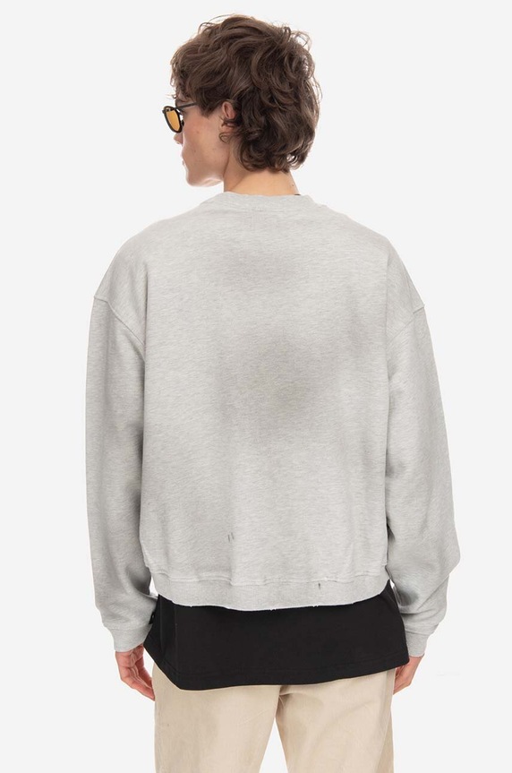 Βαμβακερή μπλούζα Guess γκρί M2BQ03.KBB40