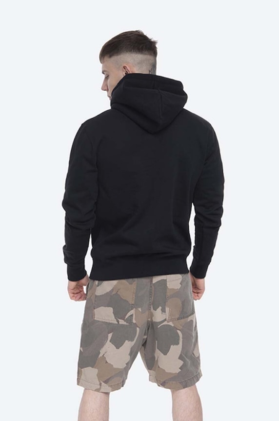 Abbigliamento Wood Wood felpa in cotone Ian Double 10005600.2424 nero