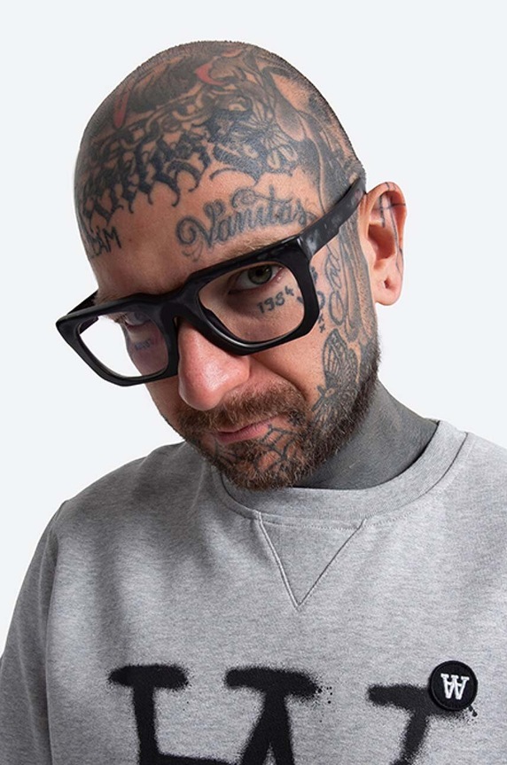 Wood Wood cotton sweatshirt Tye Sweatshirt 10135606.2424 gray