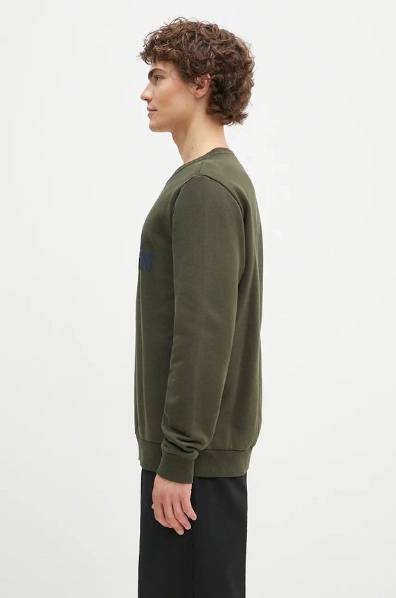 Fjallraven Fjällräven Logo sweatshirt Men's cotton F84142 green SS26