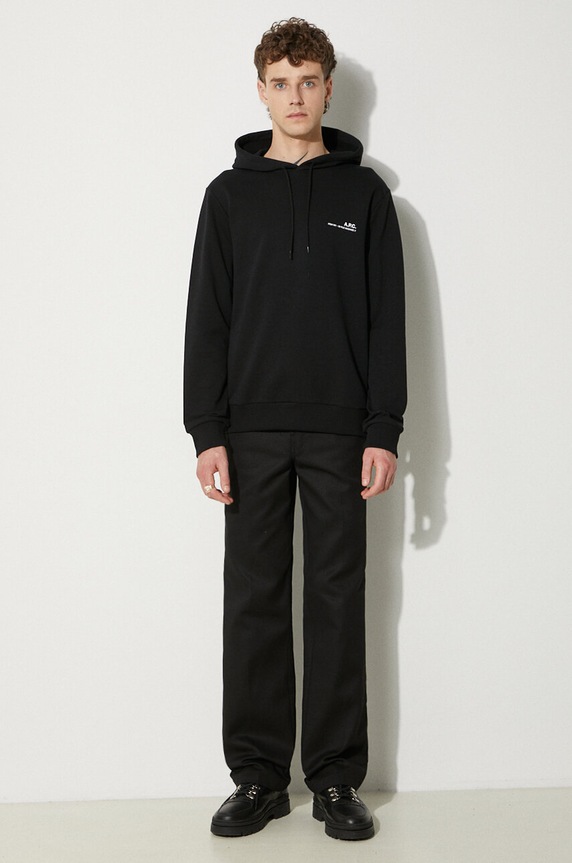 A.P.C. cotton sweatshirt Hoodie Item COEAS.H27672 black AA00
