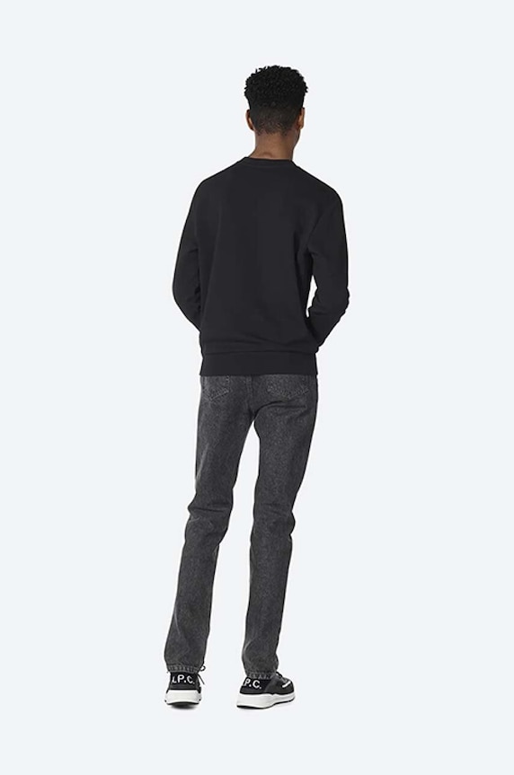 Ρούχα Βαμβακερή μπλούζα A.P.C. Sweat Vpc COECQ.H27378 μαύρο