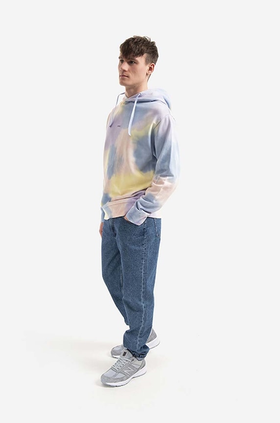 Bavlněná mikina A.P.C. Hoodie Victor COEWP-H27703 MULTICOLOR COEWP.H27703 vícebarevná AA00