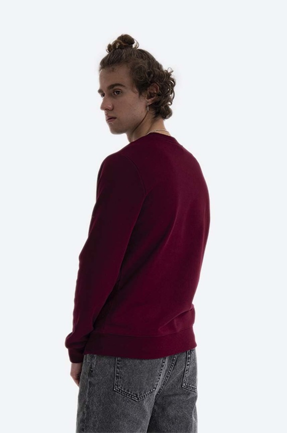 Clothing A.P.C. cotton sweatshirt Sweat Rufus COEBH.H27500 maroon