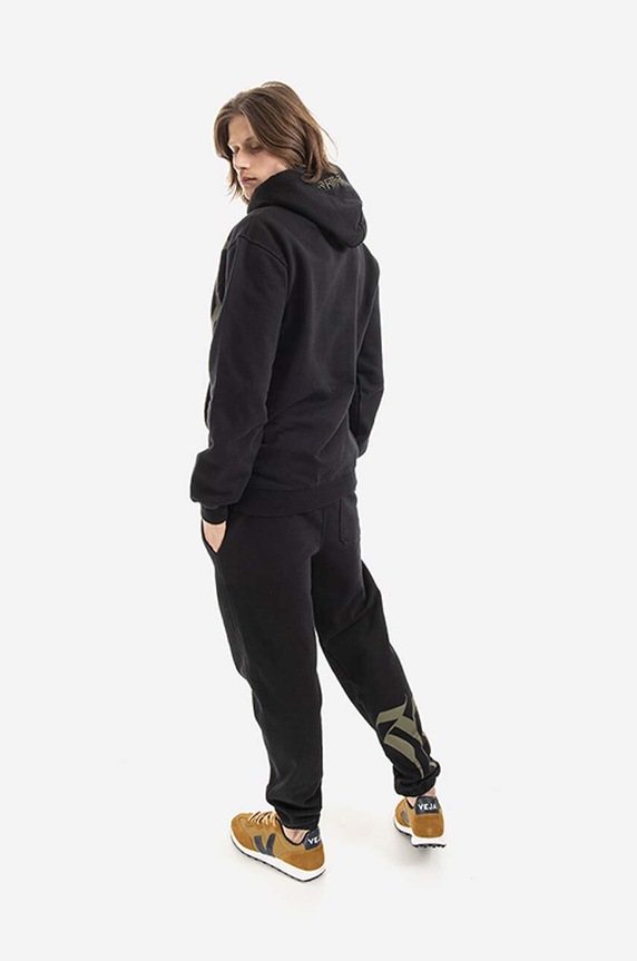 Clothing Maharishi cotton sweatshirt Tibetan M 9811.BLACK black