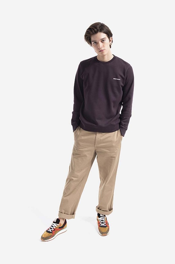 Norse Projects bluza bawełniana Vagn Logo N20.1283.2061 multicolor AA00