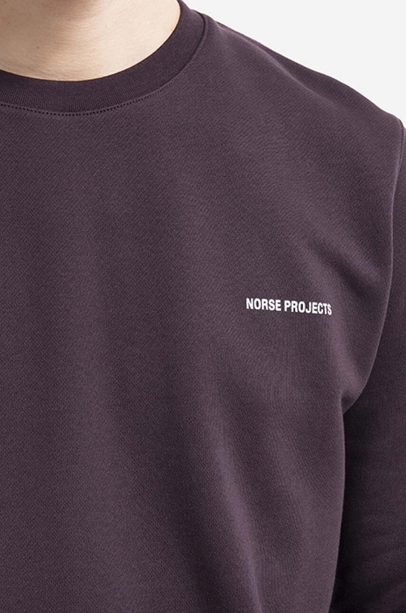 Norse Projects bluza bawełniana Vagn Logo multicolor N20.1283.2061