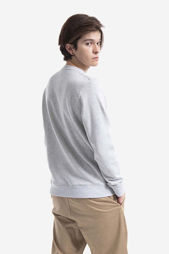Clothing Norse Projects cotton sweatshirt Vagn BMC N20.1284.1026 gray