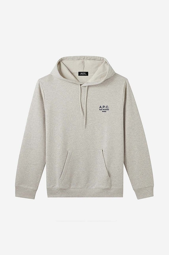 A.P.C. bluza bawełniana Marvin szary COEZD.H27733