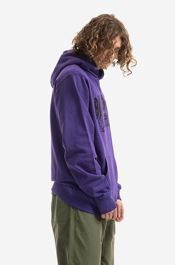Billionaire Boys Club cotton sweatshirt Arch Logo Hood B22114 GRAPE B22114
