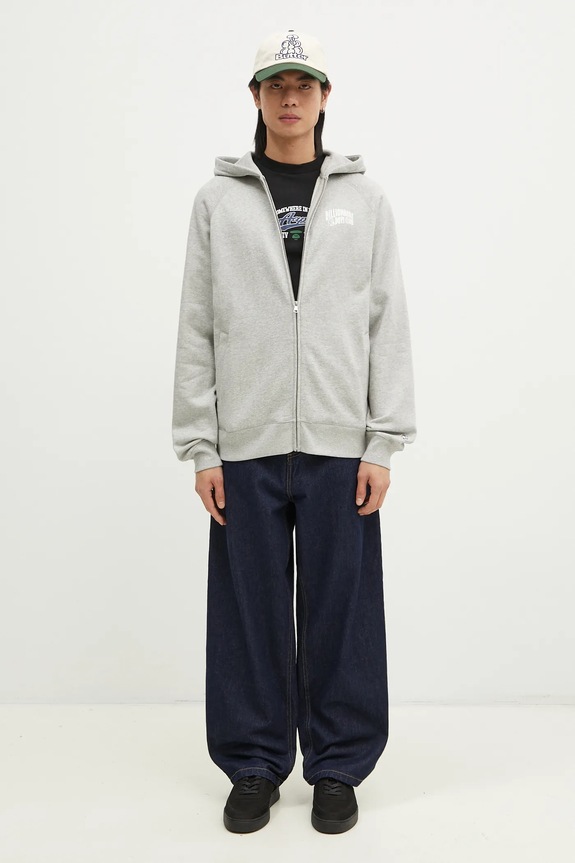 Pamučna dukserica Billionaire Boys Club siva BC006
