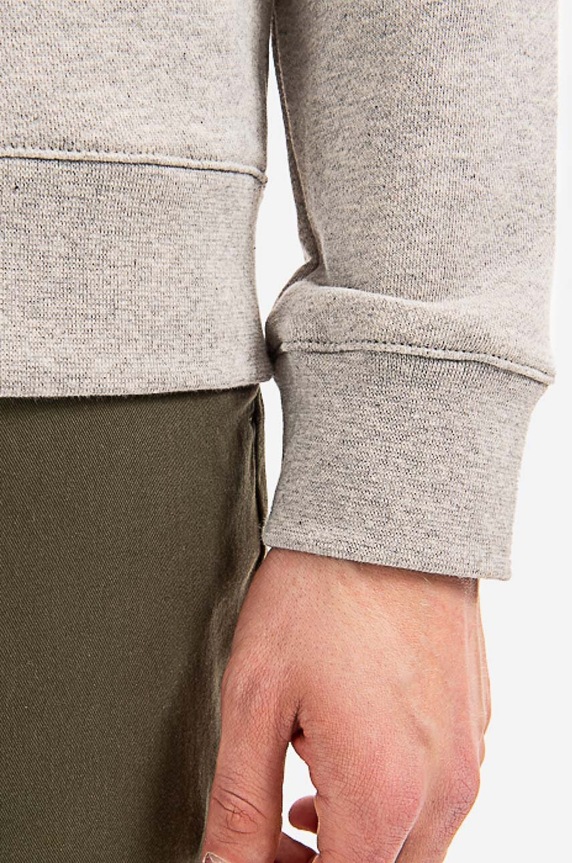 Norse Projects cotton sweatshirt Vagn Logo N20.1283.1026 gray