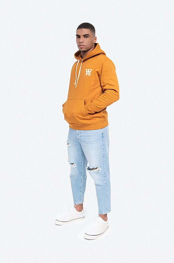 Mikina Wood Wood Ian Hoodie Camel 10025605.2424 10025605.2424 burgundské AA00