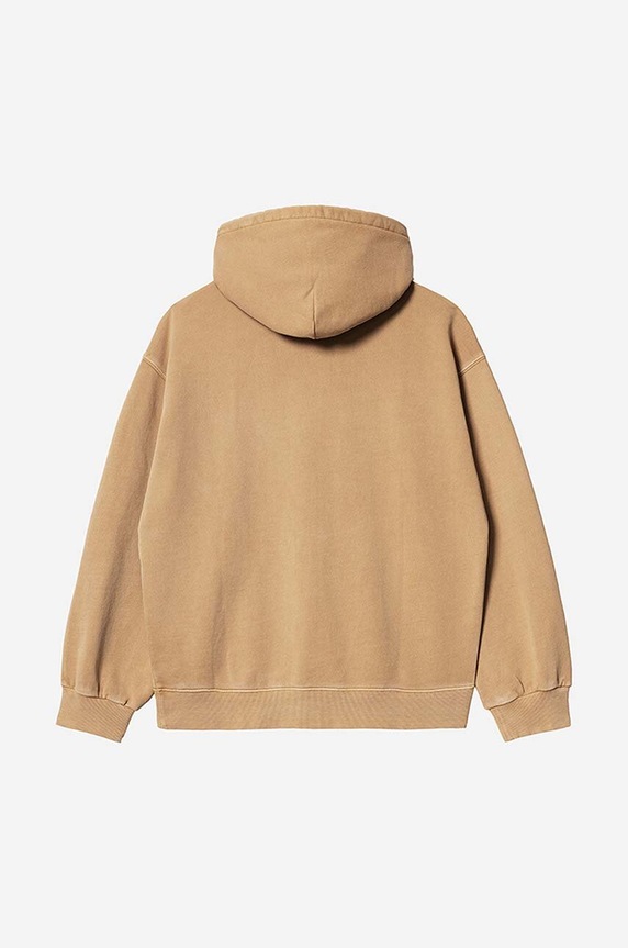 Carhartt WIP cotton sweatshirt Nelson S brown I029963.DUSTY.H.BR