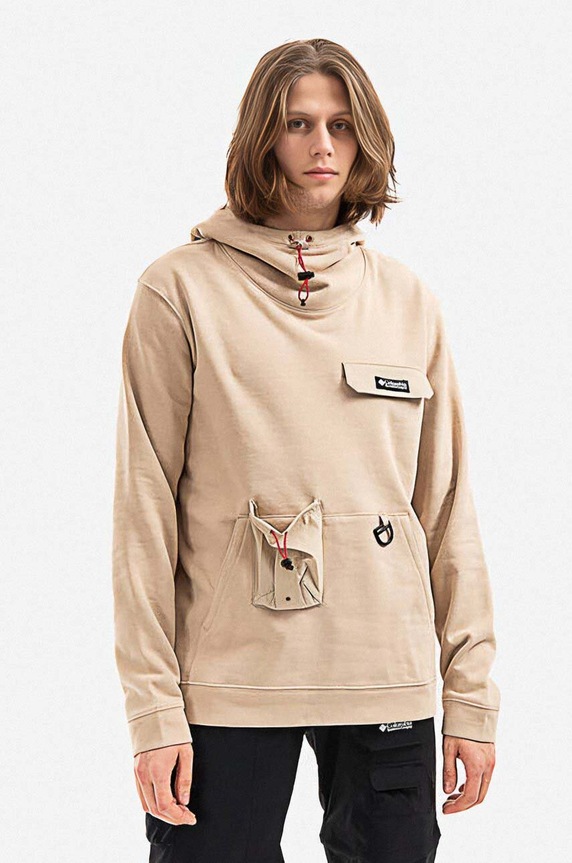 Columbia sweatshirt Field Creek Hoodie plain beige 1993243