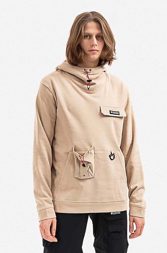Columbia sweatshirt Field Creek Hoodie plain beige 1993243