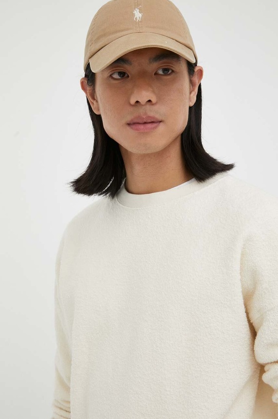 American Vintage pamut melegítőfelső bézs MBOBY03A