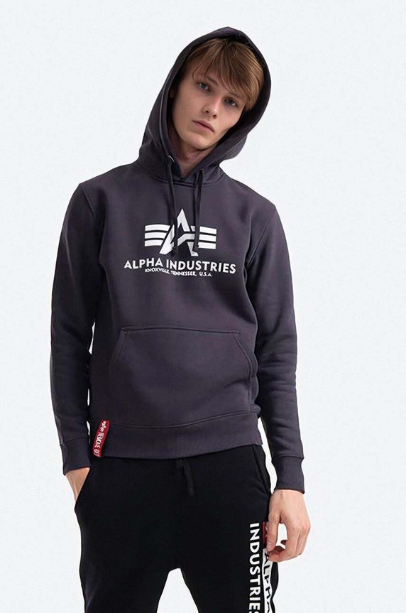Alpha Industries sweatshirt Basic Hoody other navy 178312.466