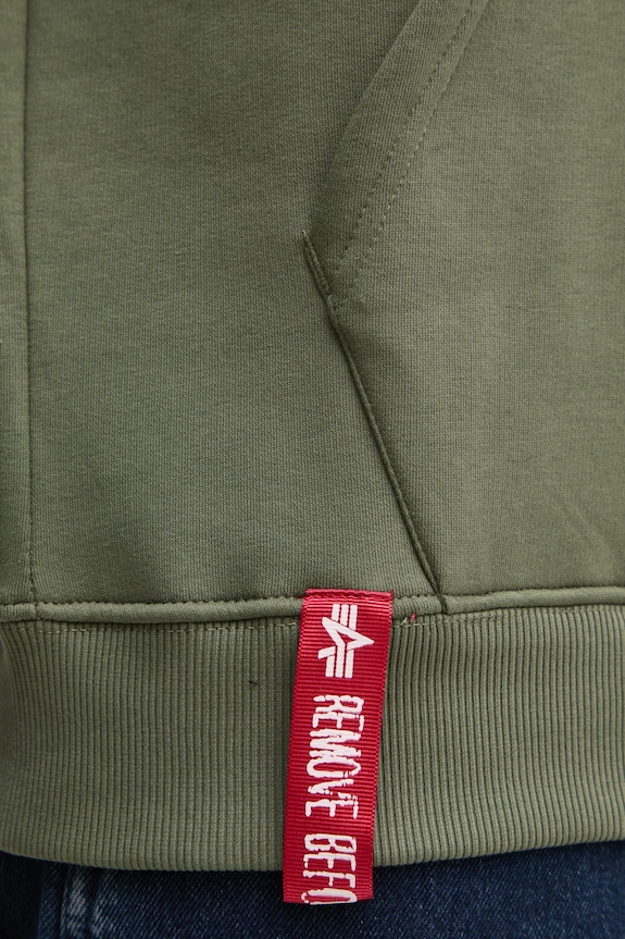 Alpha Industries sweatshirt Basic Hoody 178312.142 green