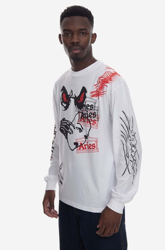 Aries sweatshirt AR60022 white