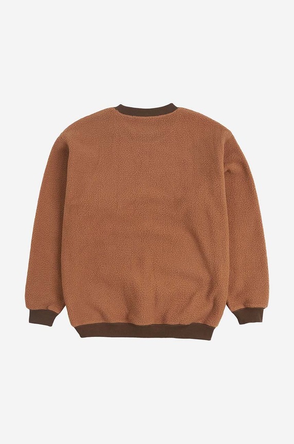 PLEASURES sweatshirt Mars Sherpa Crewneck P23SP019