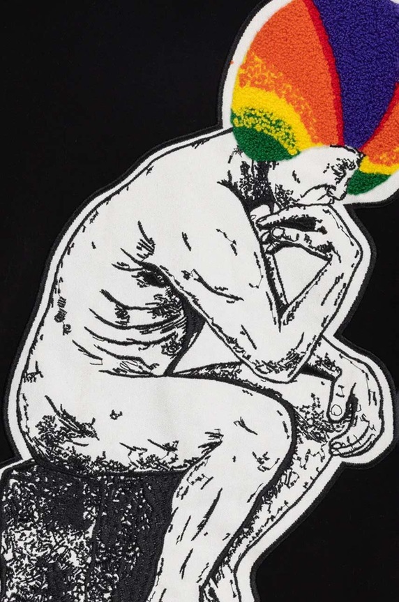 PLEASURES sweatshirt P23SP023 black AA00