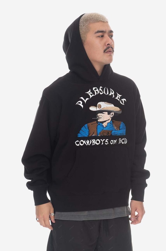 PLEASURES sweatshirt Rhythm Hoodie other black P23SP024
