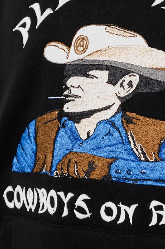 PLEASURES sweatshirt Rhythm Hoodie black P23SP024