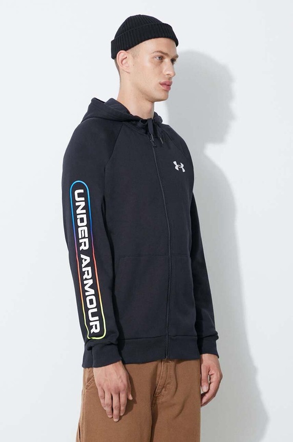 Μπλούζα Under Armour με κουκούλα μαύρο 1361603