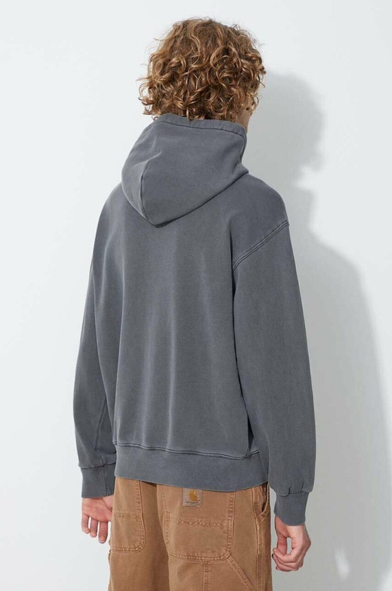 Дрехи Памучен суичър Carhartt WIP Hooded Nelson Sweat I029963 BOTANIC I029963 сив