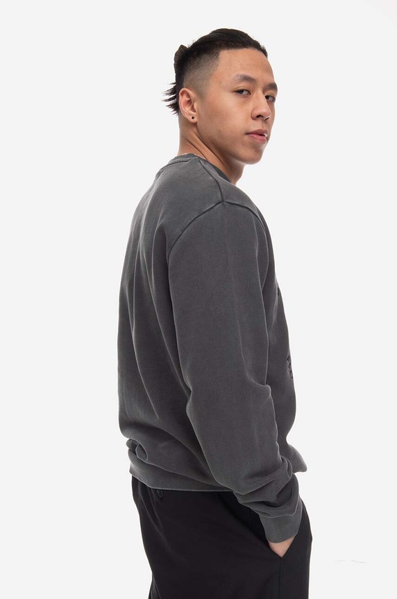 Carhartt WIP cotton sweatshirt Bayou Sweat I031818 black
