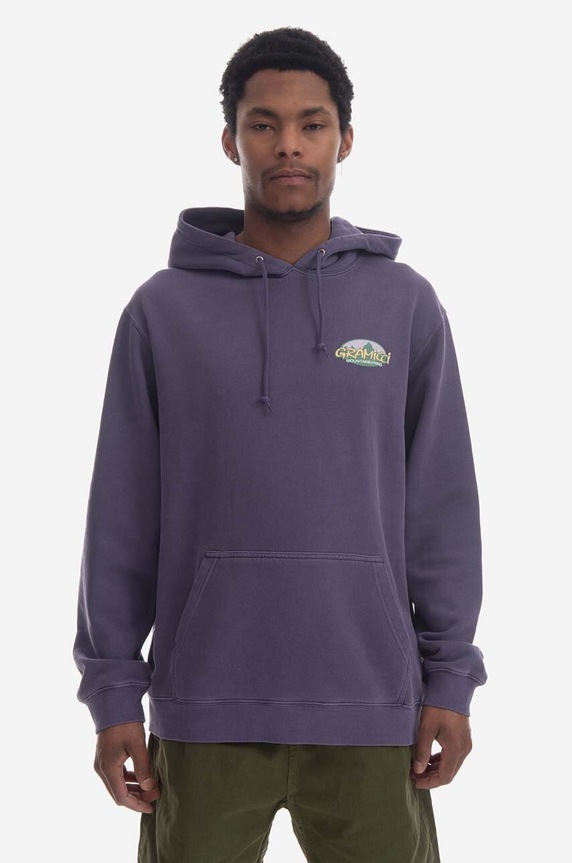 Gramicci cotton sweatshirt Ash cotton violet G3SU.J062