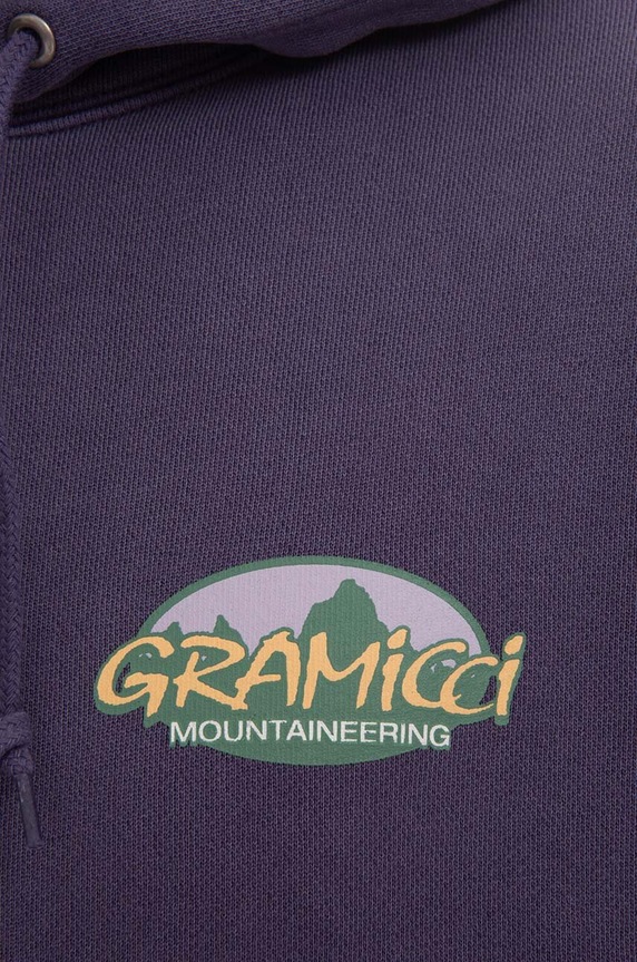 Gramicci cotton sweatshirt Ash G3SU.J062 violet SS23