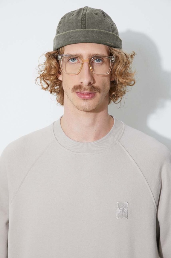 Filling Pieces cotton sweatshirt Lux 80513731932 gray