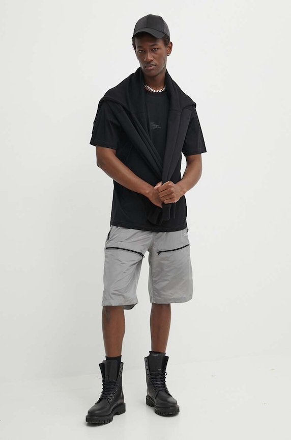 Diesel hanorac de bumbac S-ROB-HOOD-DOVAL-PJ A03786.0BKAF negru AA00