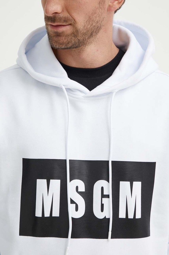 MSGM bluza bawełniana 2000MM525.200001 biały