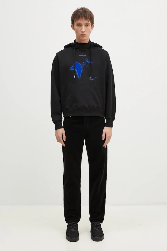 Ader Error bluza bawełniana BN01FWHD0103BK czarny