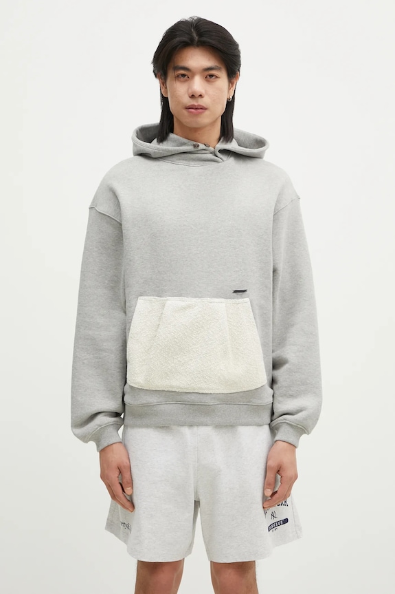 Ader Error cotton sweatshirt cotton gray BN01FWHD0106GR