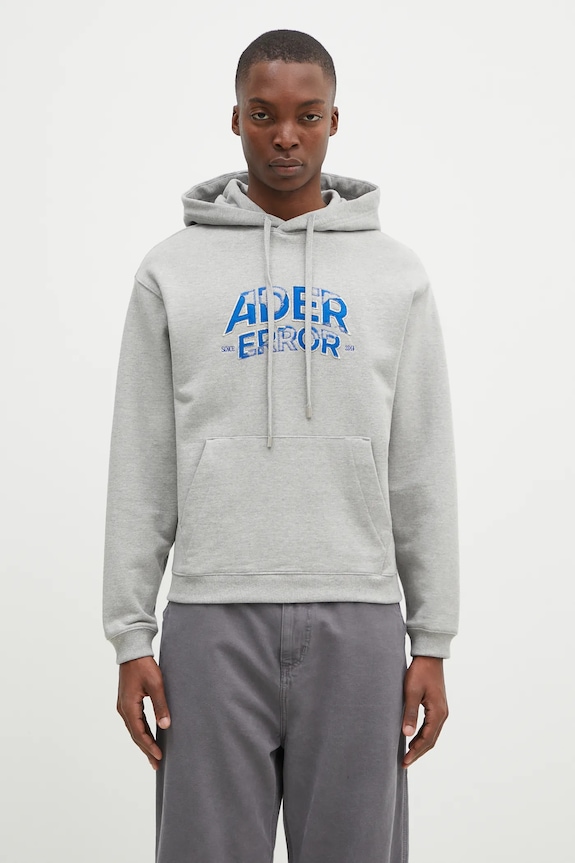 Ader Error cotton sweatshirt cotton gray BN25FYHD0101GR