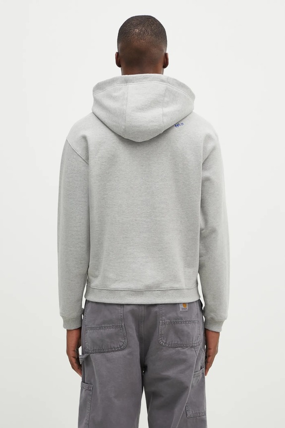 Clothing Ader Error cotton sweatshirt BN25FYHD0101GR gray
