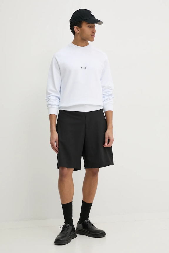 MSGM bluza bawełniana 2000MM503.300000 biały AA00