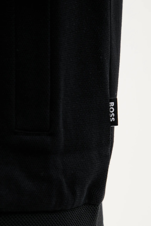 BOSS mikina na zips pánska s bavlnou H-Shepherd 100 50532755 čierna