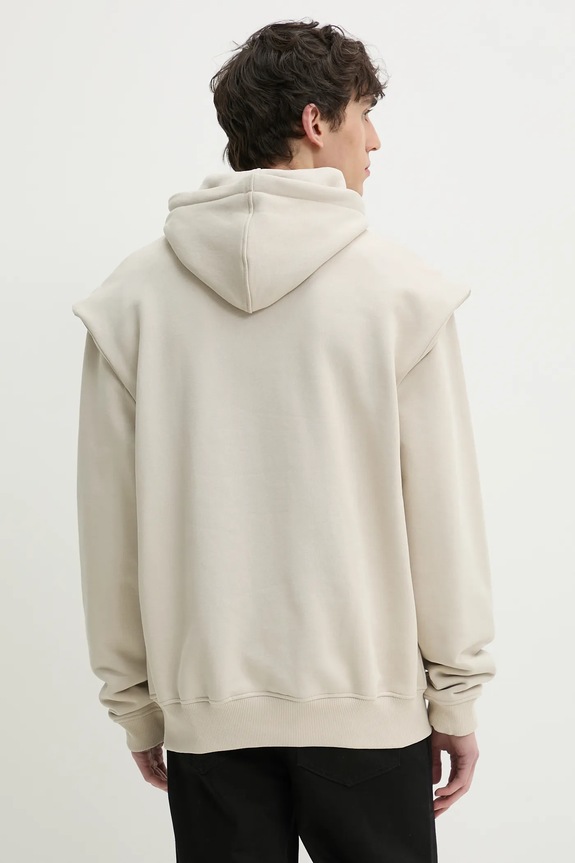 Ρούχα Βαμβακερή μπλούζα Heliot Emil SS25.M.08.053.ST18.CO μπεζ