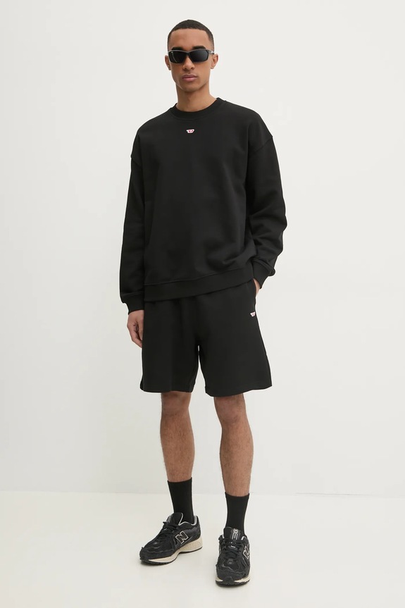 Diesel bluza S-BOXT-D SWEAT-SHIRT A14903.0GEAD czarny AA00