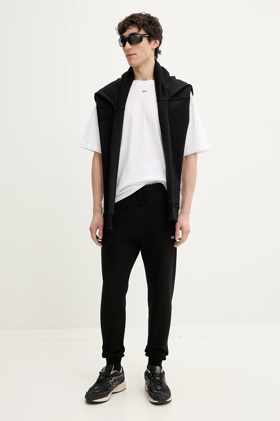Diesel felpa S-ROB-HOOD-MICRODIV SWEAT-SHIR A14941.0GRAC nero AA00